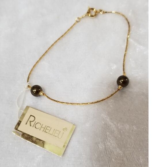 Richelieu goldtone 6" bracelet 1.1586 - Picture 1 of 4